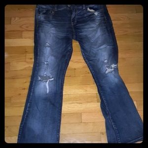 AE kick out sequin jeans